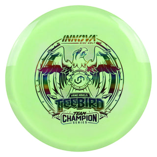 Innova Disc Golf Team Champion Series Vaino Makela Star Teebird 7/5/0/2 Lime Swirl/Rainbow 173 grams