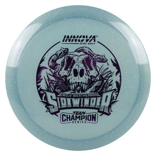 Innova Disc Golf Team Champion Series Emily Weatherman Moondust Champion Sidewinder 9/5/-3/1 Blue/Purple 170 grams