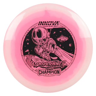 Innova Disc Golf Team Champion Series Holly Finley Halo Champion Roadrunner 9/5/-4/1 White Pink/Black 170 grams