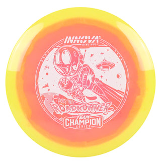 Innova Disc Golf Team Champion Series Holly Finley Halo Champion Roadrunner 9/5/-4/1 Yellow Peach/White 172 grams