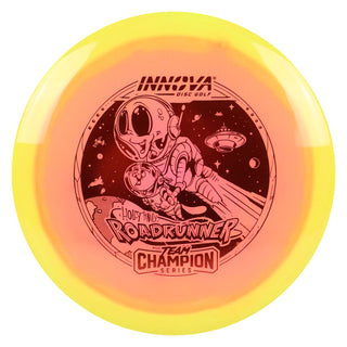 Innova Disc Golf Team Champion Series Holly Finley Halo Champion Roadrunner 9/5/-4/1 Yellow Peach/Maroon 170 grams