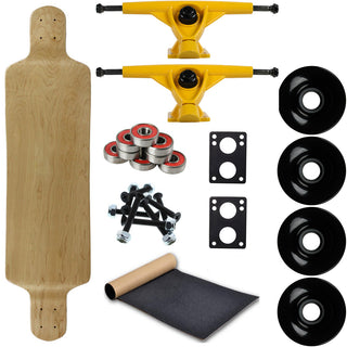 Moose Longboard 10" x 39.8" Drop Down Natural (All Parts Included)