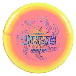 Innova Disc Golf Halo Star Wombat3 Midrange 5/6/-1/0 Yellow Pink/Blue Waves 158 grams
