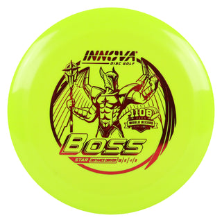 Innova Disc Golf Star Boss Distance Driver 13/5/-1/3 DayGlo/Red 173 grams