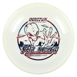 Innova Disc Golf Star Alien Multi Purpose 4/2/0/1 White/Purple Metallic 179 grams