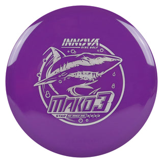 Innova Disc Golf Star Mako3 Midrange Disc 5/5/0/0 Purple/Silver 168 grams