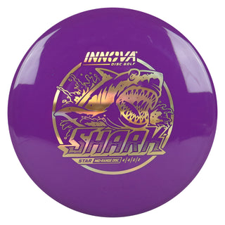 Innova Disc Golf Star Shark Midrange Disc 4/4/0/2 Purple/Gold Holo 180 grams