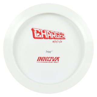 Innova Disc Golf Star Charger All White Bottom Stamp Driver 13/5/-1/2 Red Shimmer 173 grams