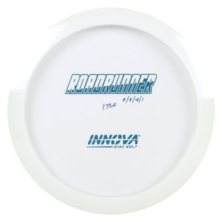 Innova Disc Golf Star Roadrunner All White Bottom Stamp Driver 9/5/-4/1 Turquoise Stamp 173 grams