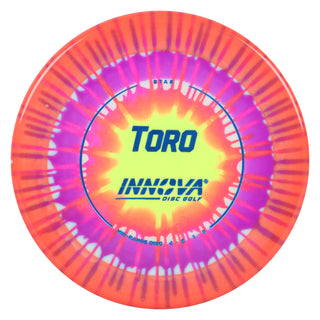 Innova Disc Golf Star I-Dye Toro Midrange 4/2/1/3 Yellow Peach Splat/Blue 173 grams