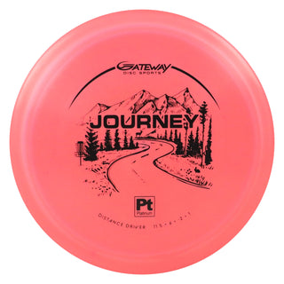 Gateway Disc Golf Platinum Journey Distance Driver 11.5/6/-2/1 Red/Black 176 grams