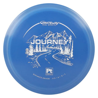 Gateway Disc Golf Platinum Journey Distance Driver 11.5/6/-2/1 Dark Blue/White 176 grams