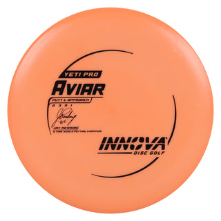 Innova Disc Golf Pro Yeti Aviar Putter 2/3/0/1 Mango/Black 166 grams