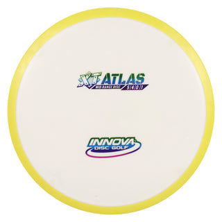 Innova Disc Golf XT Overmold Atlas Midrange Disc 5/4/0/1 White Yellow/Rainbow 177 grams