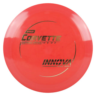 Innova Disc Golf Pro Corvette Distance Driver 14/6/-1/2 Red/Gold 168 grams
