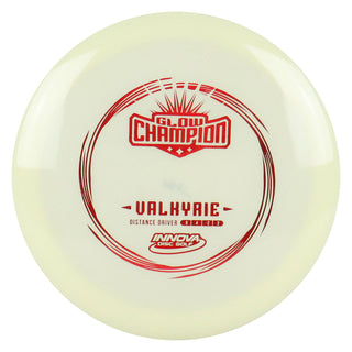 Innova Disc Golf Champion Glow Valkyrie Distance Driver 9/4/-2/2 Glow/Red 163 grams