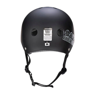 187 Skateboard Helmet Pro Skate w/ Sweatsaver Liner Matte Black Size M