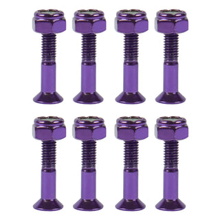 Dime Bag Skateboard Truck 1" Purple Hardware Refresh Kit with Nuts, Spacers, Washers