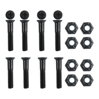 Skateboard Hardware Refresh Kit - Bearings, Risers, 1" Hardware, Nuts
