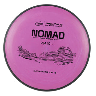 MVP Disc Golf James Conrad Signature Electron Firm Nomad Putter 2/4/0/1.5 Mulberry 168 grams
