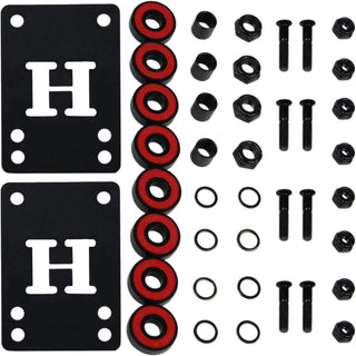Venture Skateboard Trucks Team Full Bleed 92 5.0 (7.63") with 52mm Wheels, Bearings, Hardware
