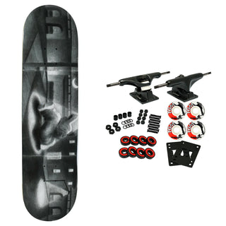 Alien Workshop Skateboard Complete Popson Arjuna Grey 8.175" x 32"