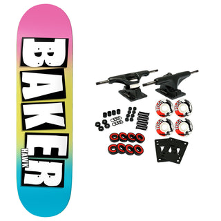 Baker Skateboard Complete Hawk Brand Name Sherbert 8" x 31.5"