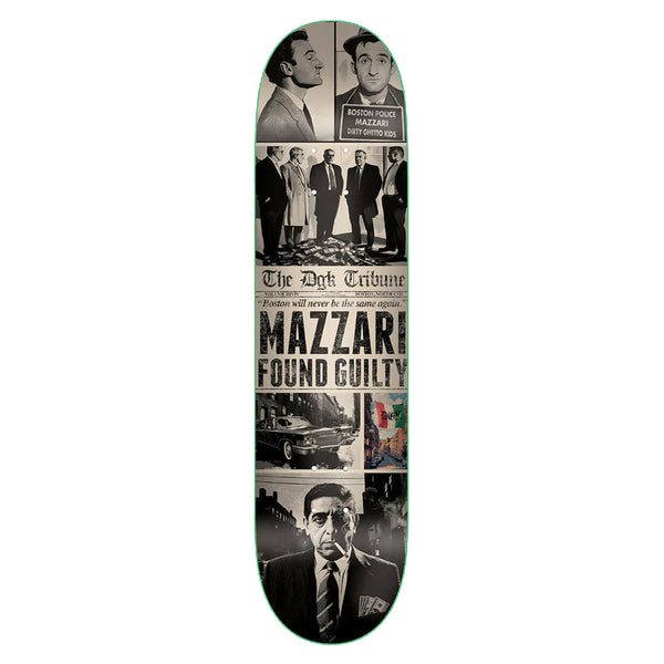【GRAY】希少　BOARDS LIMITED EDITION UG. DGK Skateboard Deck Will Mazzari Gangland 8.25