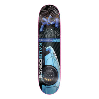 DGK Premium Skateboard Kalis Twin Turbo 7.8" Independent Trucks, Triclops Wheels, Indy Bearings