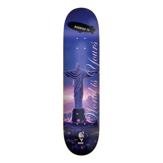 DGK Skateboard Deck Rodrigo TX Va Em Paz 8.1" x 31.85"