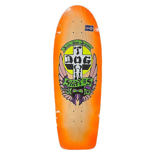Dogtown Skateboard Deck Bull Dog OG 70's Classic Natural/Orange Fade 10" x 29.6"