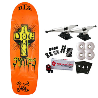 Dogtown Skateboard Complete Biggest Boy Neon Orange 10" x 33.45"