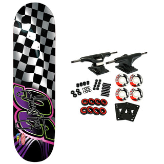 Deathwish Skateboard Complete Foy Checkered 8.5" x 32"