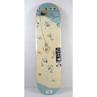 Foundation Skateboard Deck Julian Lewis Fishing 8.38" x 32.75"