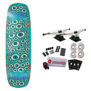 Heroin Skateboard Complete Seeing Double Shovel 9.5" x 31.75"