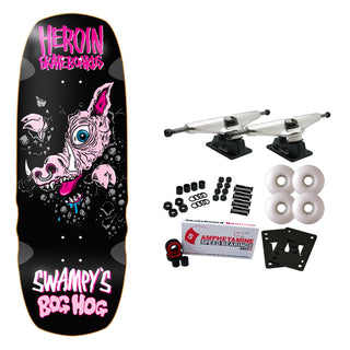 Heroin Skateboard Complete Swampys Bog Hog 10.75" x 31.125"