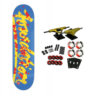 Foundation Skateboard Complete Script Ink 8.25" x 31.88"