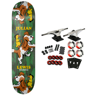 Foundation Skateboard Complete Julian Lewis Wallpaper 8.5" x 32"