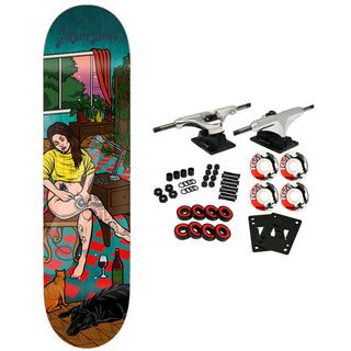 Foundation Skateboard Complete Julian Lewis Tattoo 8.38" x 32"