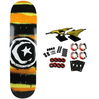 Foundation Skateboard Complete Star and Moon 8.25" x 32"
