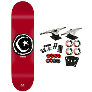 Foundation Skateboard Complete Dylan Witkin Star and Moon 8.5" x 31.88"