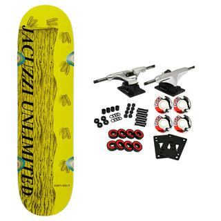 Jacuzzi Skateboard Complete John Dilo Wind Up Yellow 8.5" x 32.325"