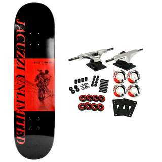 Jacuzzi Skateboard Complete Tony Latham Dirtbike Red 8.5" x 32.2"
