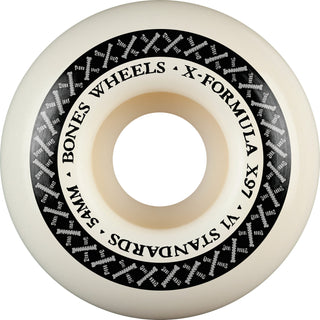 Bones Skateboard Wheels 54mm 97A X-Formula V1 Standards