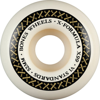 Bones Skateboard Wheels 52mm 99A X-Formula V1 Standards