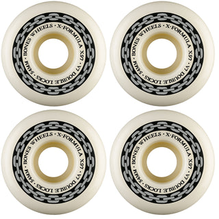 Bones Skateboard Wheels 54mm 97A X-Formula V7 Double Locks