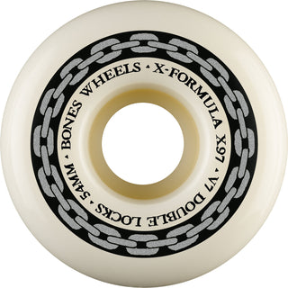 Bones Skateboard Wheels 54mm 97A X-Formula V7 Double Locks