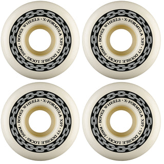 Bones Skateboard Wheels 56mm 97A X-Formula V7 Double Locks
