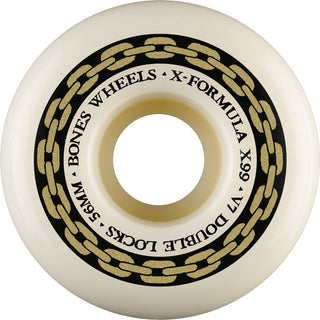 Bones Skateboard Wheels 56mm 99A X-Formula V7 Double Locks