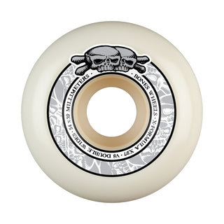 Bones Skateboard Wheels 54mm 97A X-Formula V8 Double Wides
